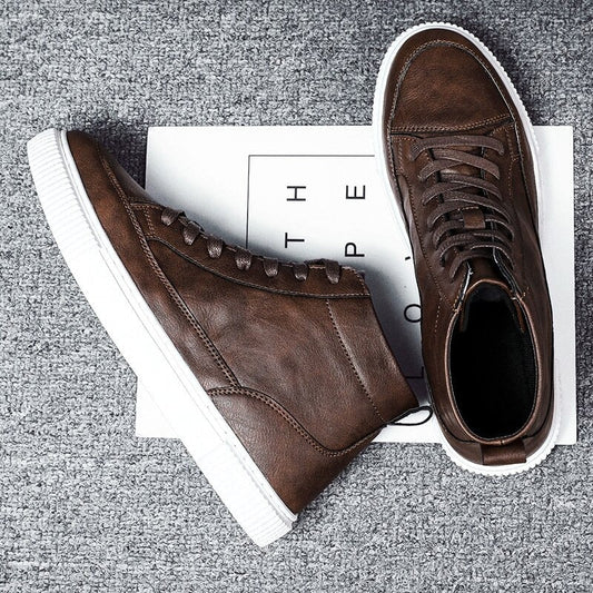 Bequeme Herren Lederschuhe aus Kunstleder | Elegante Schnürschuhe für Alltag & Business