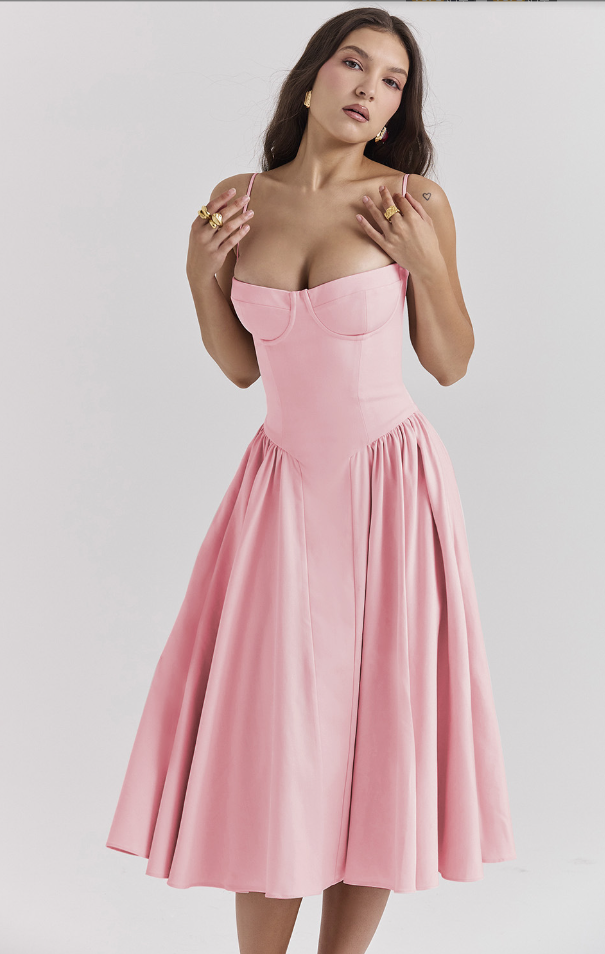 Damen Midikleid mit Taschen – Sommerlich, Lässig & Stilvoll