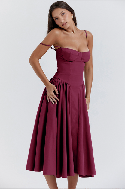 Damen Midikleid mit Taschen – Sommerlich, Lässig & Stilvoll