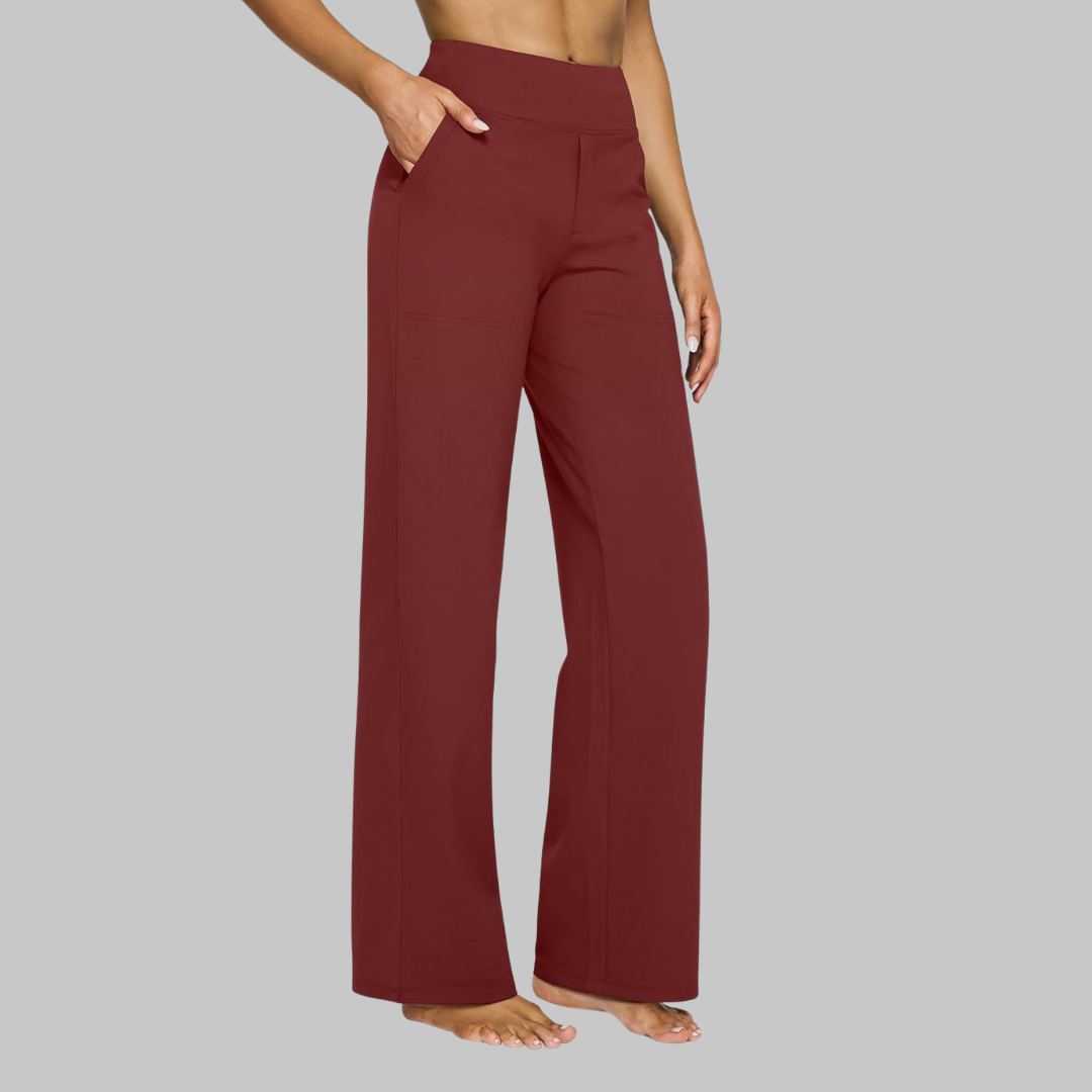 Weit geschnittene Stretchhose Damen | Bequemer Alltagsstyle & elegante Silhouette