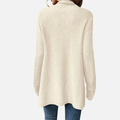 Stellora | Damen Fransen-Pullover mit V-Ausschnitt – Stylischer Strickpullover mit Tassel-Details für Herbst & Winter