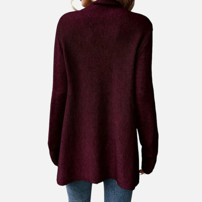 Stellora | Damen Fransen-Pullover mit V-Ausschnitt – Stylischer Strickpullover mit Tassel-Details für Herbst & Winter