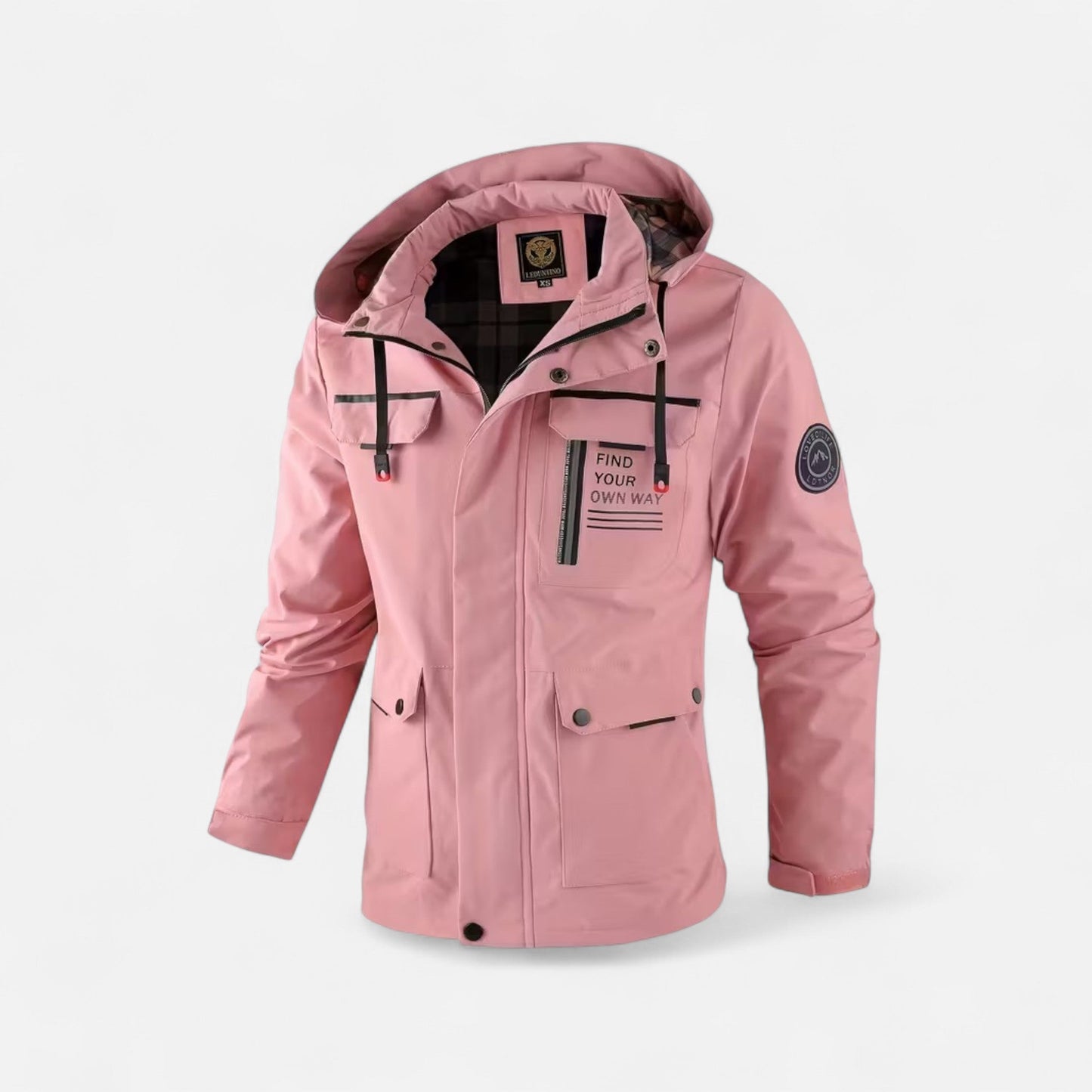 Kieran | Herren Hooded Windbreaker – Leichte Outdoor Jacke mit Kapuze