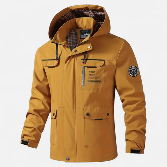 Harlan | Herren Leichte Softshell-Jacke mit Kapuze – Winddichte Outdoorjacke für Sport & Freizeit