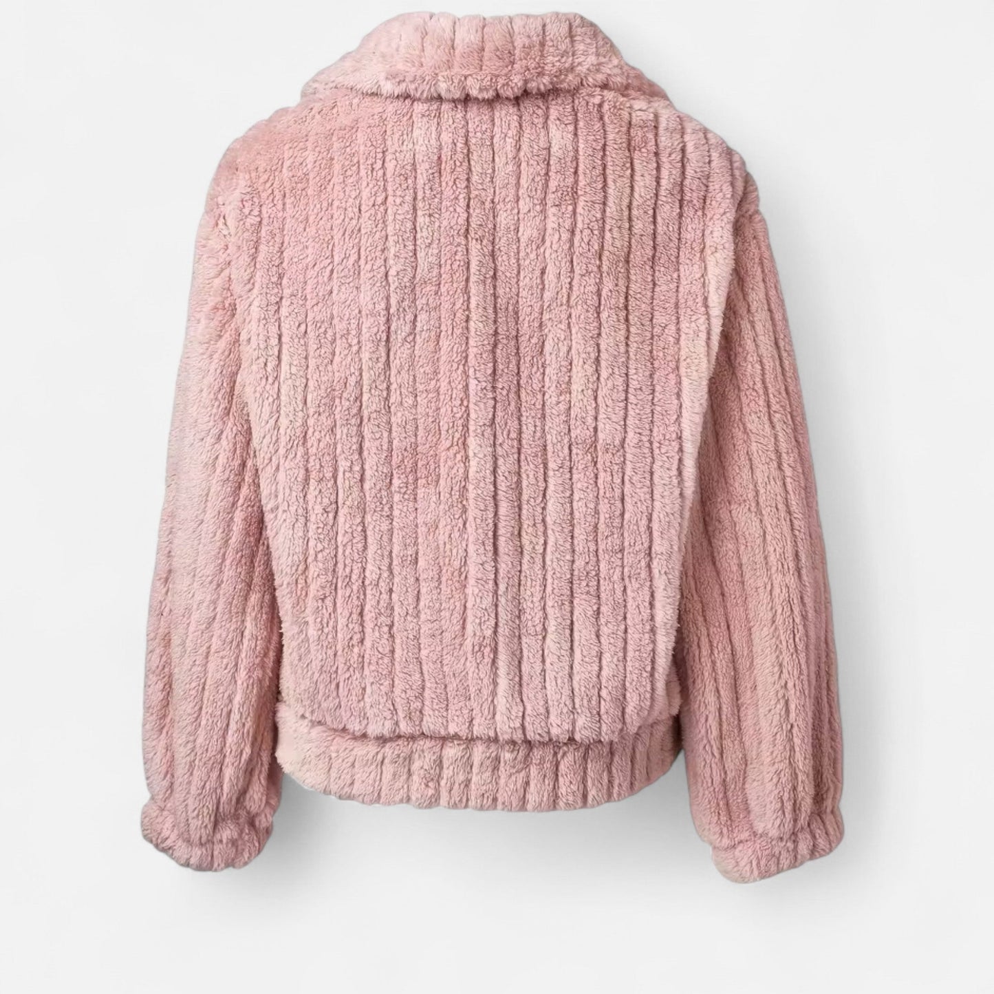 Talwina | Damen Casual Jacke aus Plüsch – Dicke, warme Jacke mit Reverskragen & Solider Farbe