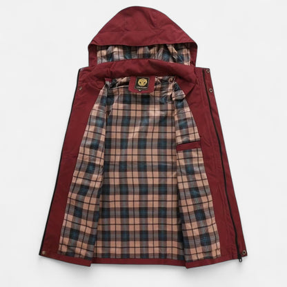 Kieran | Herren Hooded Windbreaker – Leichte Outdoor Jacke mit Kapuze