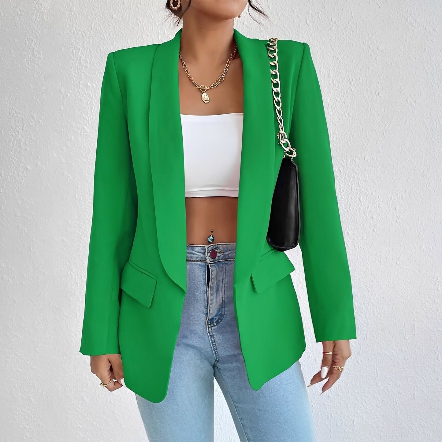 Damenblazer mit taillierter Passform – Eleganter Blazer für Büro, Alltag und vielseitige Outfits