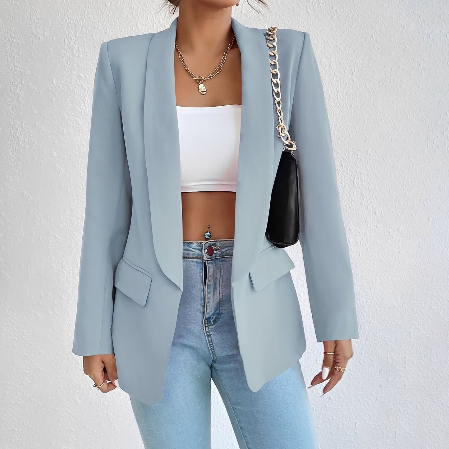 Damenblazer mit taillierter Passform – Eleganter Blazer für Büro, Alltag und vielseitige Outfits