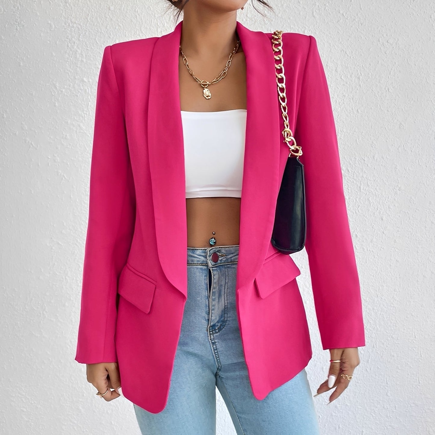 Damenblazer mit taillierter Passform – Eleganter Blazer für Büro, Alltag und vielseitige Outfits