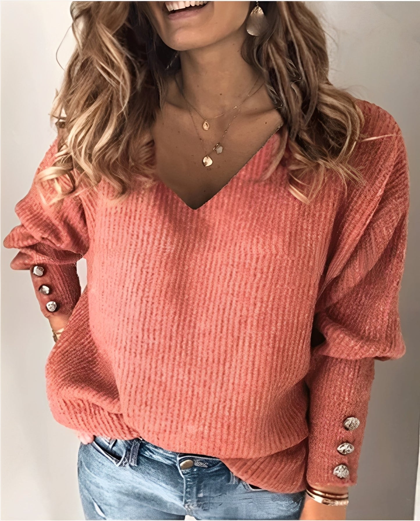 Herren Strickpullover mit V-Ausschnitt – Klassisch, Komfortabel & Vielseitig