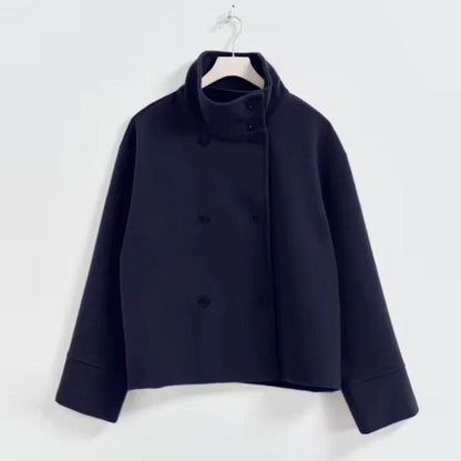 Damen Übergangsjacke mit hohem Kragen – Klassische Kurzjacke für Alltag und wechselnde Temperaturen
