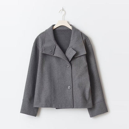 Damen Übergangsjacke mit hohem Kragen – Klassische Kurzjacke für Alltag und wechselnde Temperaturen
