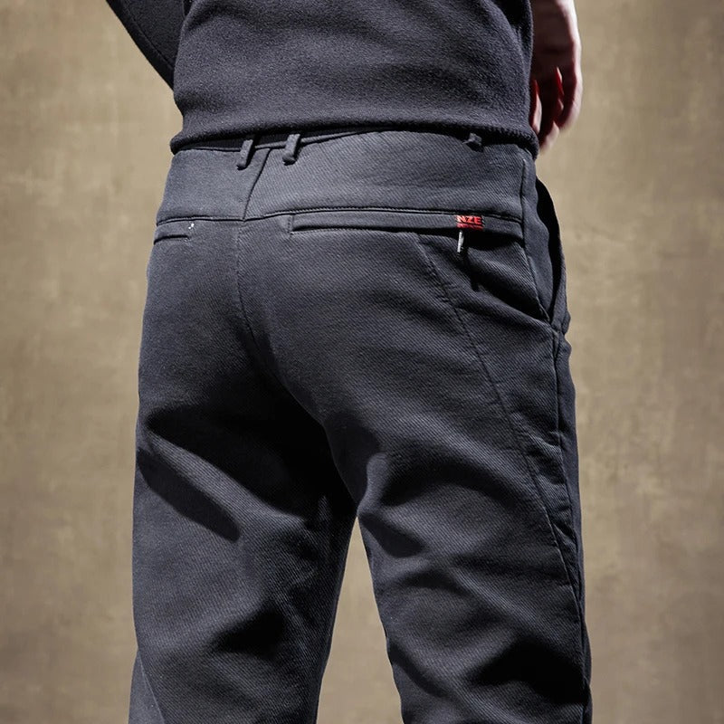 Wexford | Herren Cordhose mit Fleece-Futter Slim Fit & Warm Casual Style