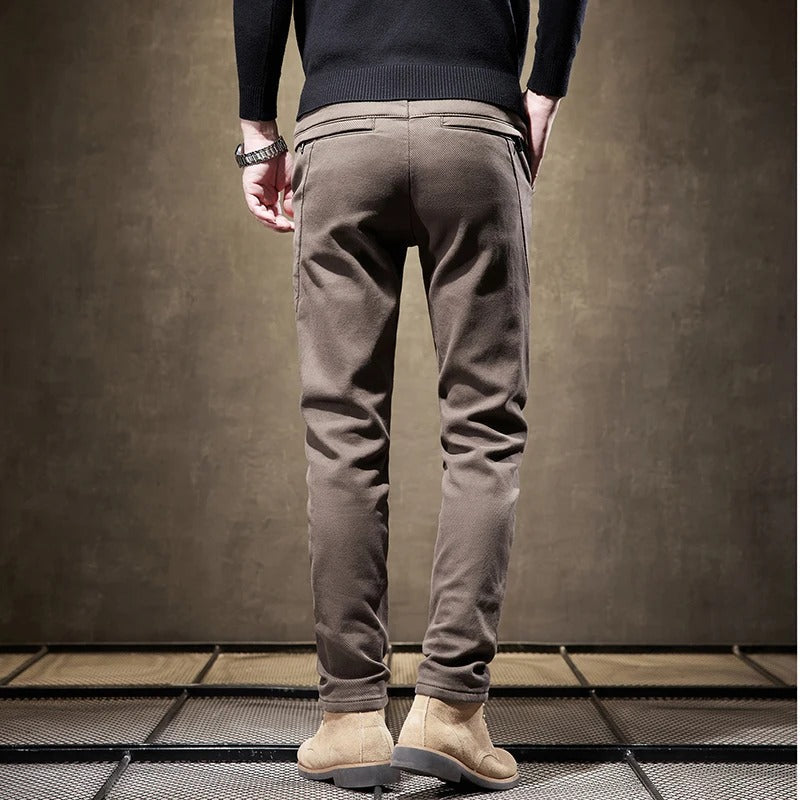 Wexford | Herren Cordhose mit Fleece-Futter Slim Fit & Warm Casual Style