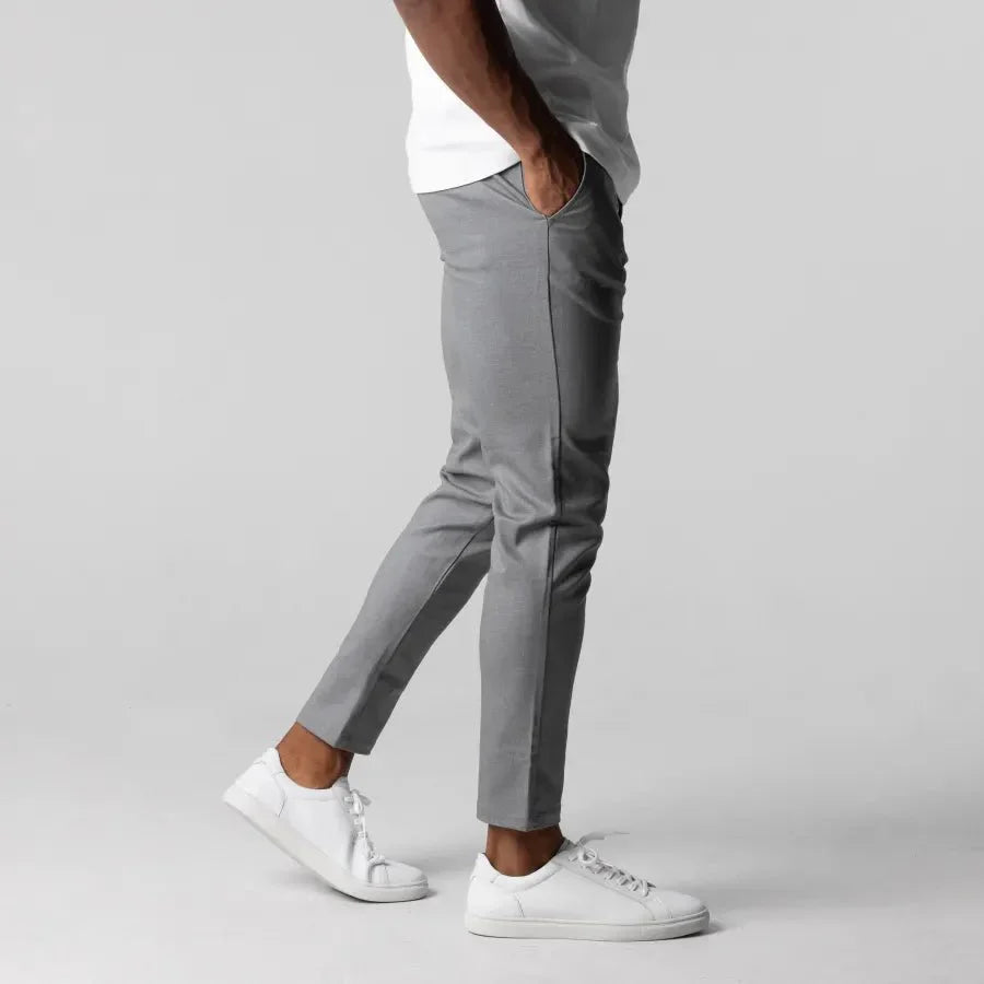 Hugh | Herren Chinohose Slim Fit | Klassische Stoffhose mit schmalem Bein