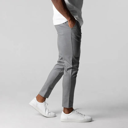 Hugh | Herren Chinohose Slim Fit | Klassische Stoffhose mit schmalem Bein