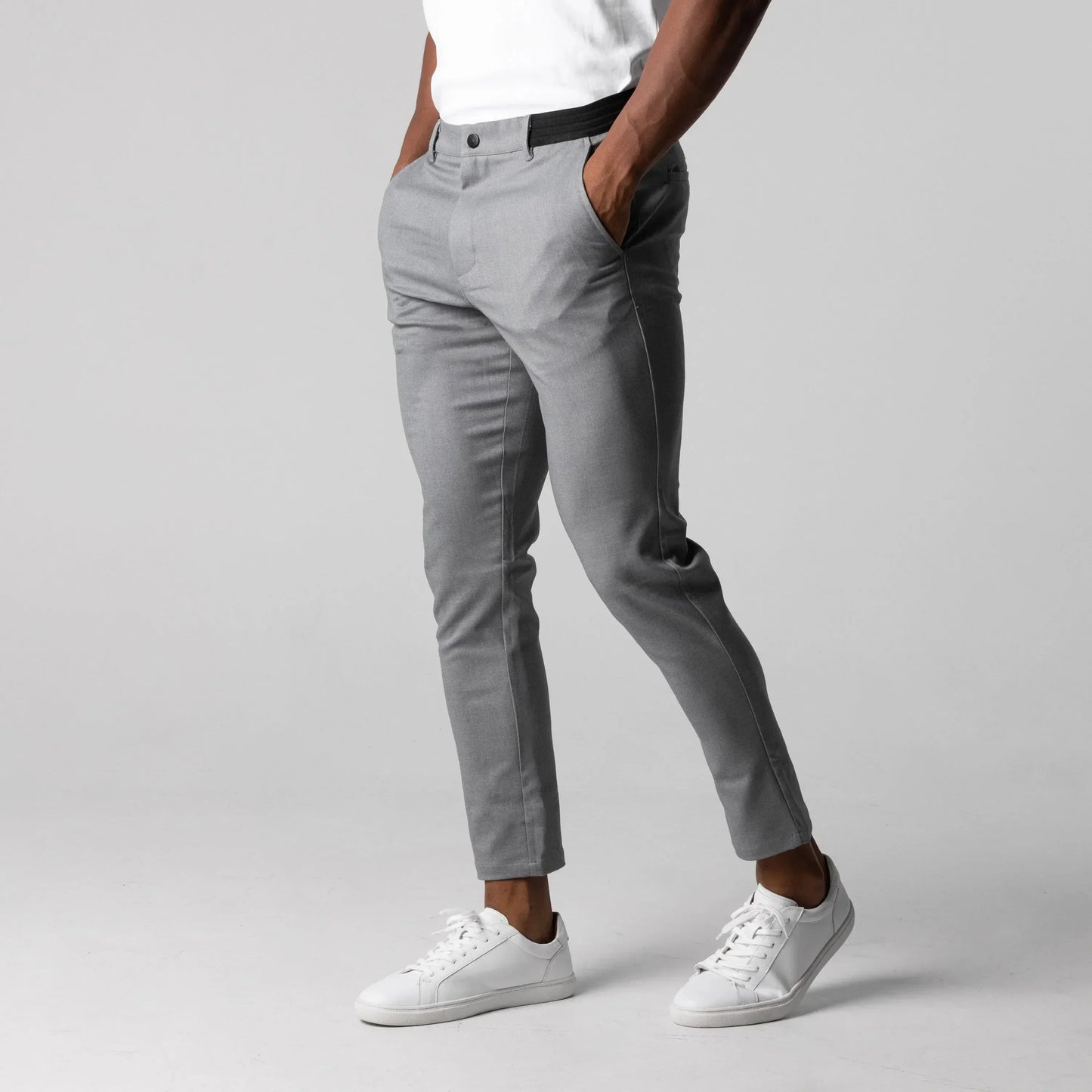 Hugh | Herren Chinohose Slim Fit | Klassische Stoffhose mit schmalem Bein