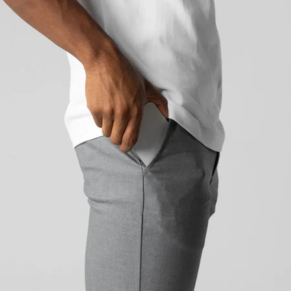 Hugh | Herren Chinohose Slim Fit | Klassische Stoffhose mit schmalem Bein