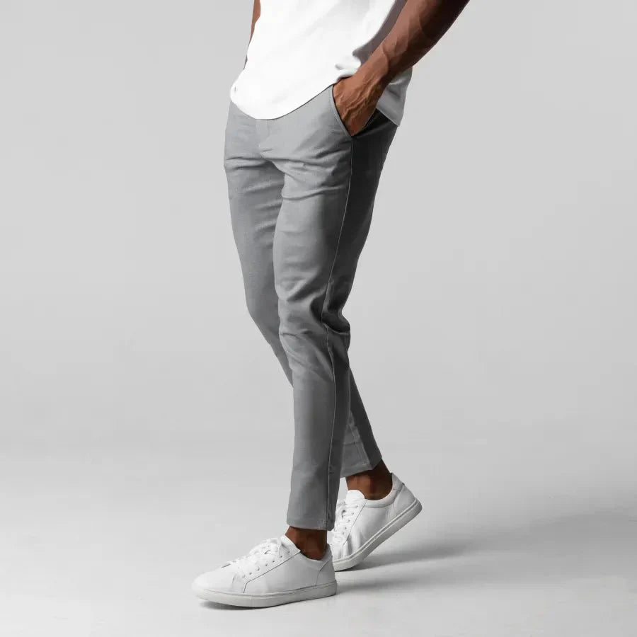 Hugh | Herren Chinohose Slim Fit | Klassische Stoffhose mit schmalem Bein