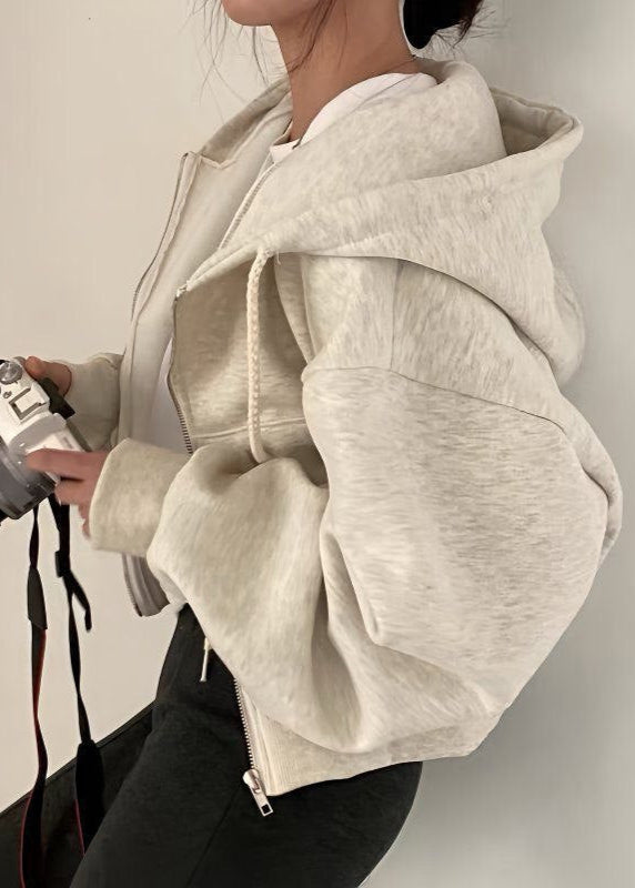 Damen Kapuzenjacke in Verkürzter Form mit Reißverschluss – Stylisch, Funktional & Alltagstauglich