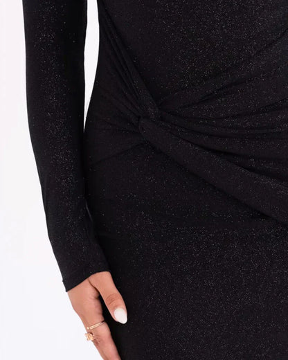One-Shoulder Pailletten-Maxikleid | Eleganz & Glamour für Damen