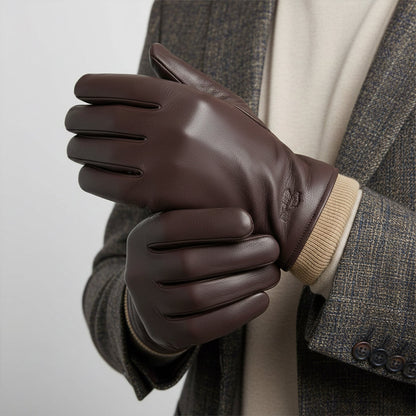 Klassische Herren Winterhandschuhe mit Bündchen – Warm, Komfortabel & Zeitlos