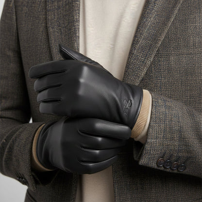 Klassische Herren Winterhandschuhe mit Bündchen – Warm, Komfortabel & Zeitlos
