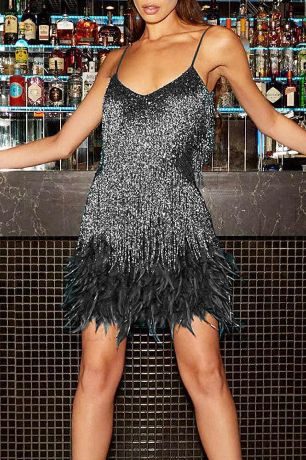 Fransen-Partykleid | Glamourös & Figurbetont